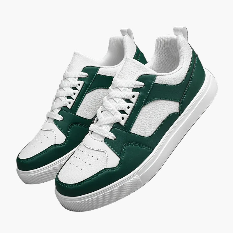 Męskie casualowe trampki w stylu preppy – uniwersalne niskie sneakersy na co dzień
