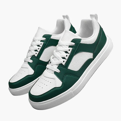 Męskie casualowe trampki w stylu preppy – uniwersalne niskie sneakersy na co dzień