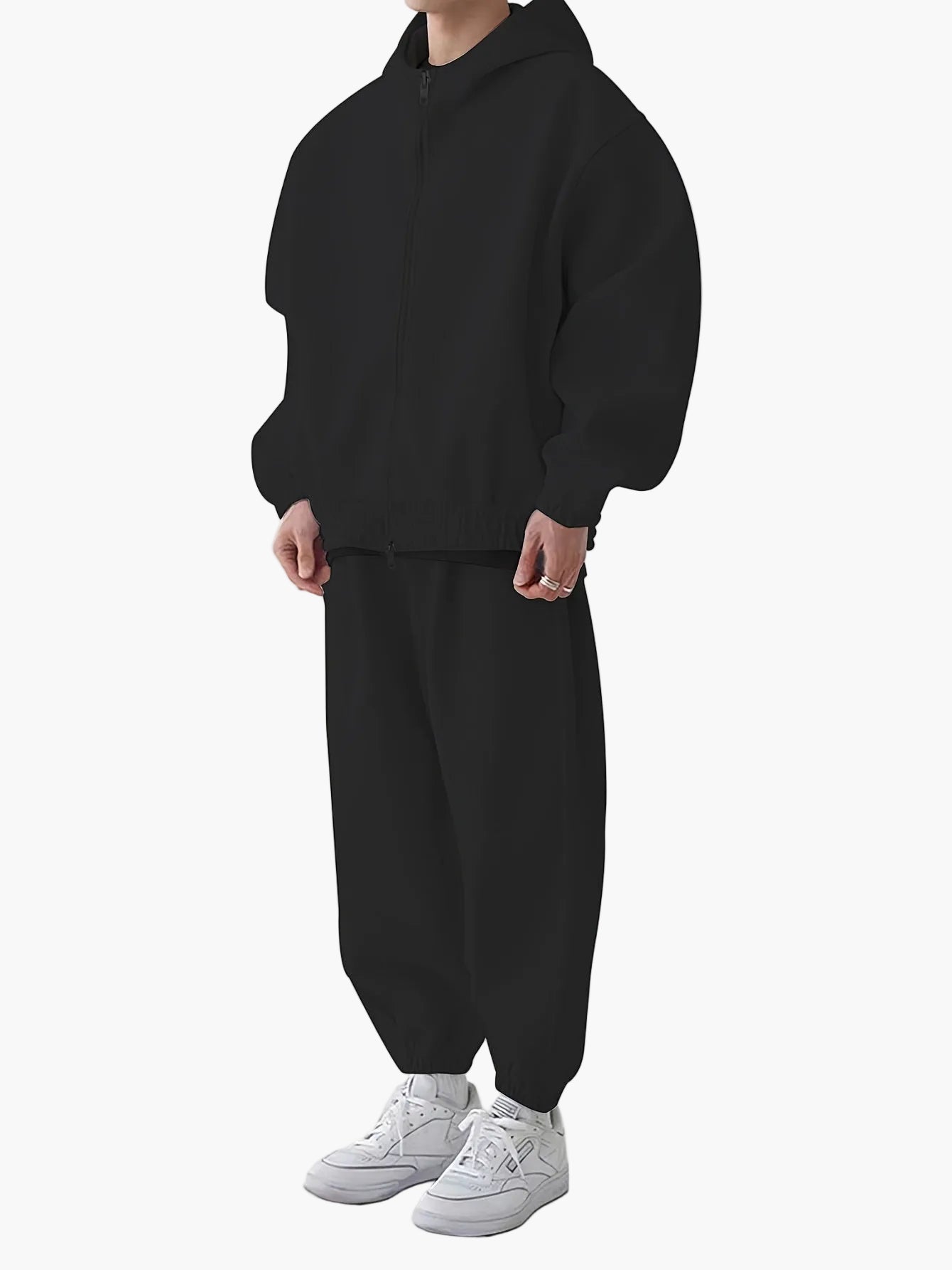 Ensemble de survêtement homme style décontracté sport avec capuche - idéal pour loisirs et sports d’automne hiver