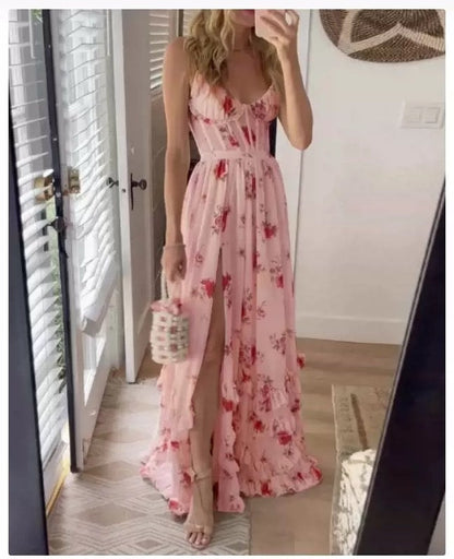 Lynda – Robe Imprimée Décontractée pour Femme