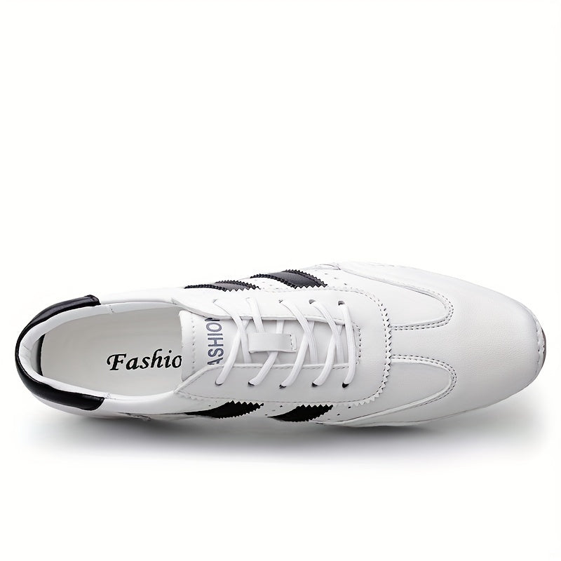 Męskie sneakersy casualowe w stylu miejskim na sznurowadła, do rekreacji i na miasto