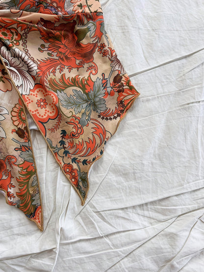 Vintage style floral bustier top for women - ideal for summer and festivals