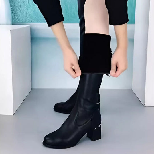 Esme – Bottes élastiques douces et chaudes pour femmes