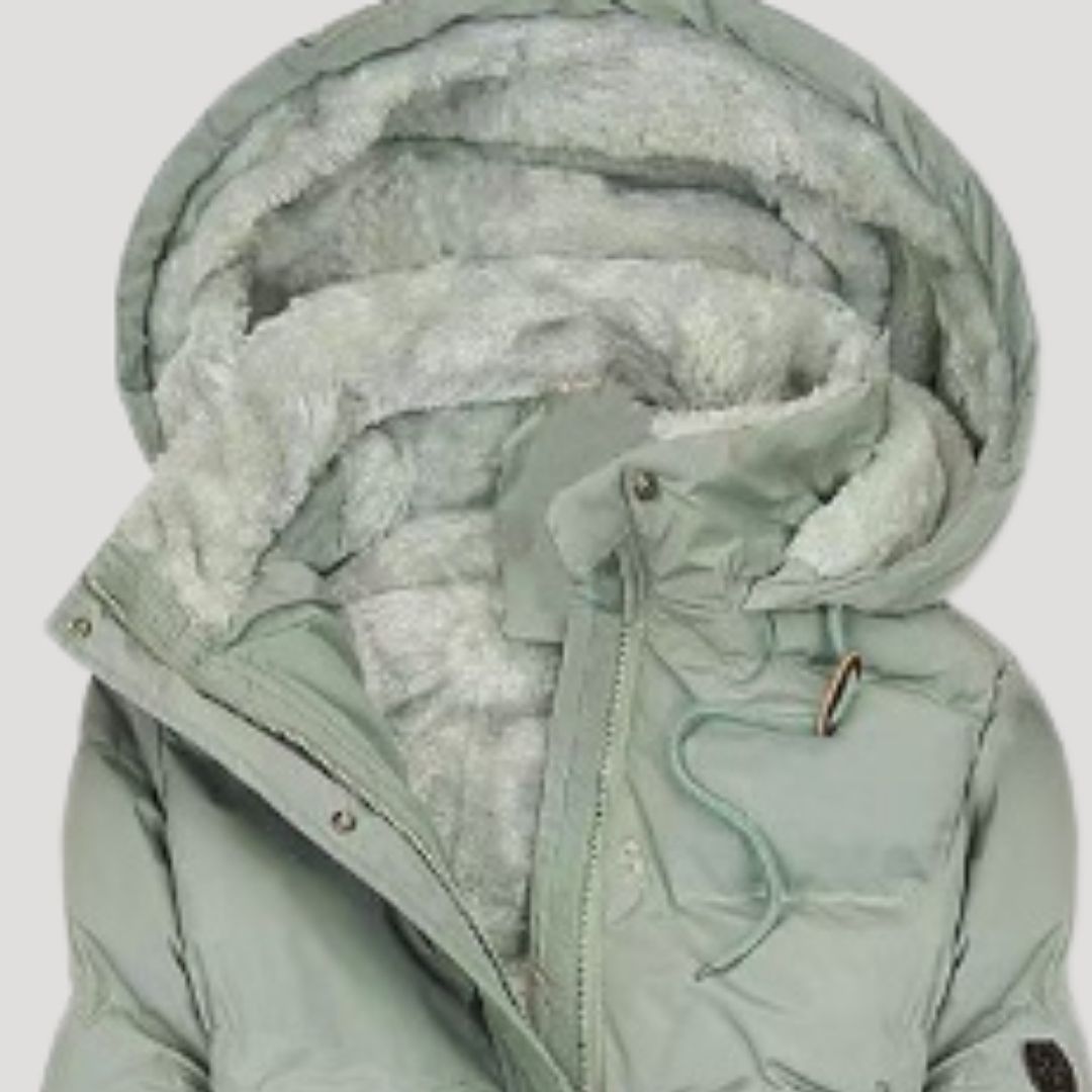 Cappotto Invernale Lungo Donna Elegante con Cappuccio e Fodera Calda - Ideale per Tutti i Giorni e per l'Esterno