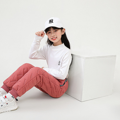 Pantalon d'hiver chaud imperméable pour enfants – Style outdoor, idéal pour activités hivernales