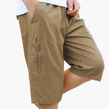 Short bermuda décontracté pour homme style outdoor avec poches zippées - idéal quotidien et loisirs