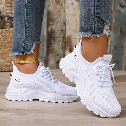 Baskets de sport femme ultra-légères style running pour loisirs et marche