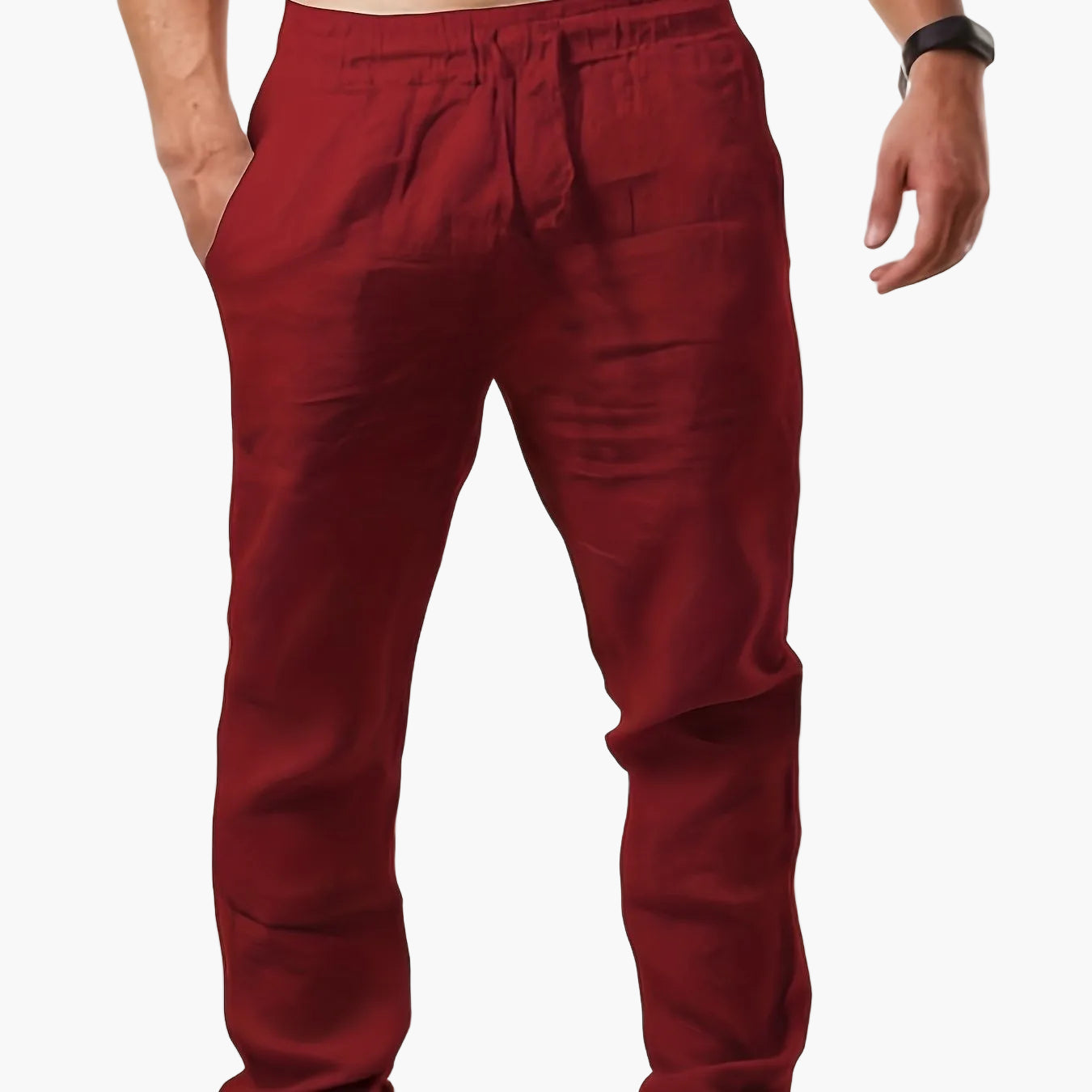 Heren casual joggingbroek met rechte pijpen voor de zomer