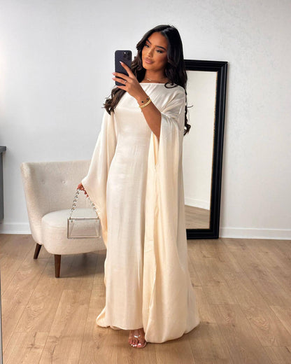Ann – Robe Longue Élégante en Polyester
