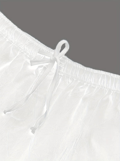 Herre badeshorts i afslappet stil med justerbar snor til strand eller pool