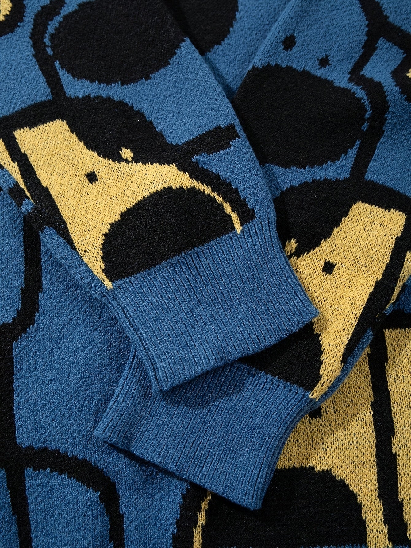 Pull homme motif graphique chien style décontracté automne hiver