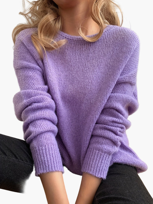 Pull Femme Élégant Style Décontracté Idéal pour l’Automne et l’Hiver