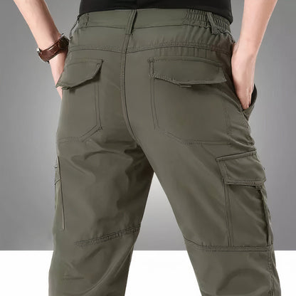 Pantalon cargo tactique homme style utilitaire pour aventure et plein air