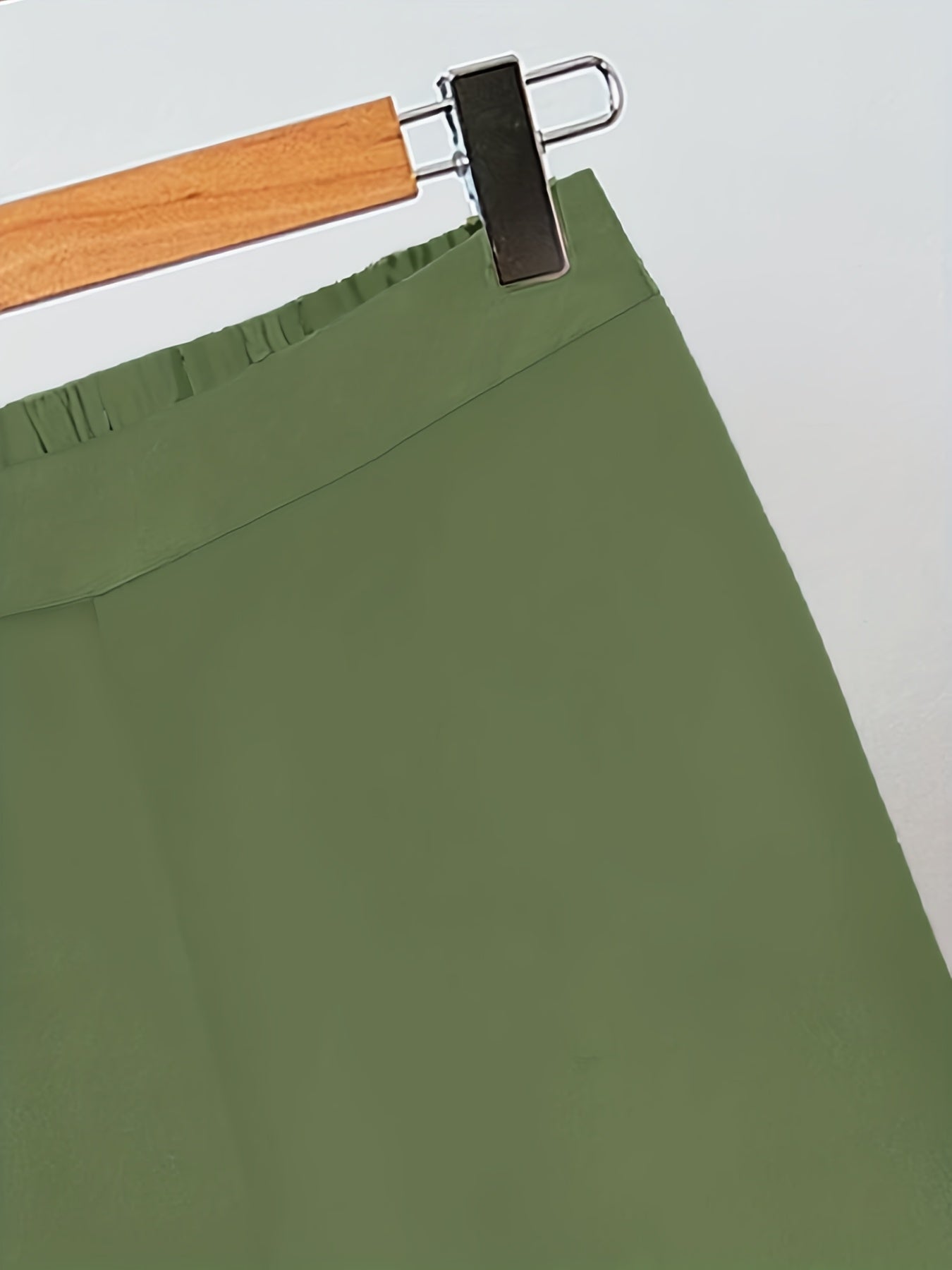 Completo Casual Donna Tunica Senza Maniche e Pantaloni Larghi Stile Moderno