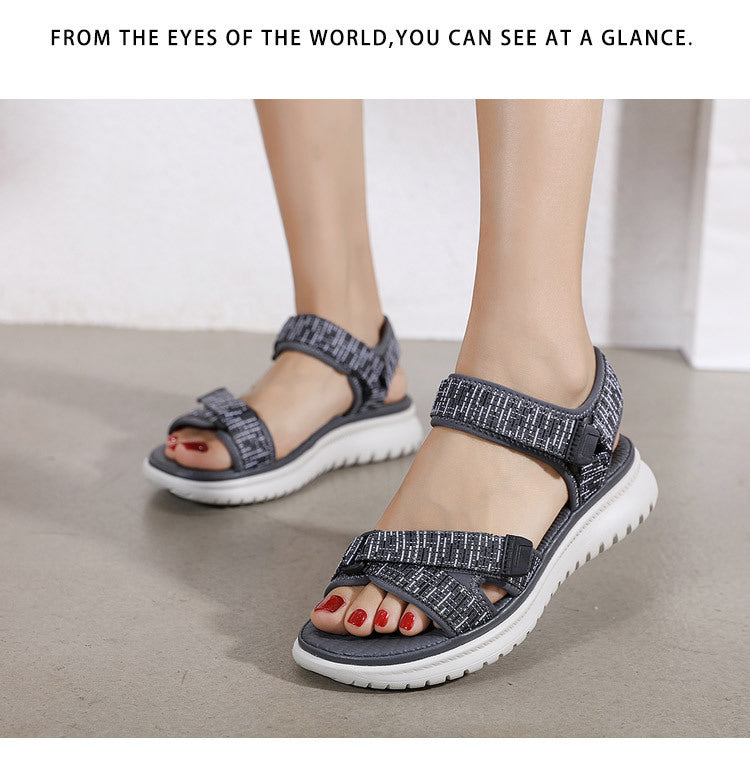 Phoebe – Chaussures de fille étudiantes légères et confortables à talons compensés de style preppy