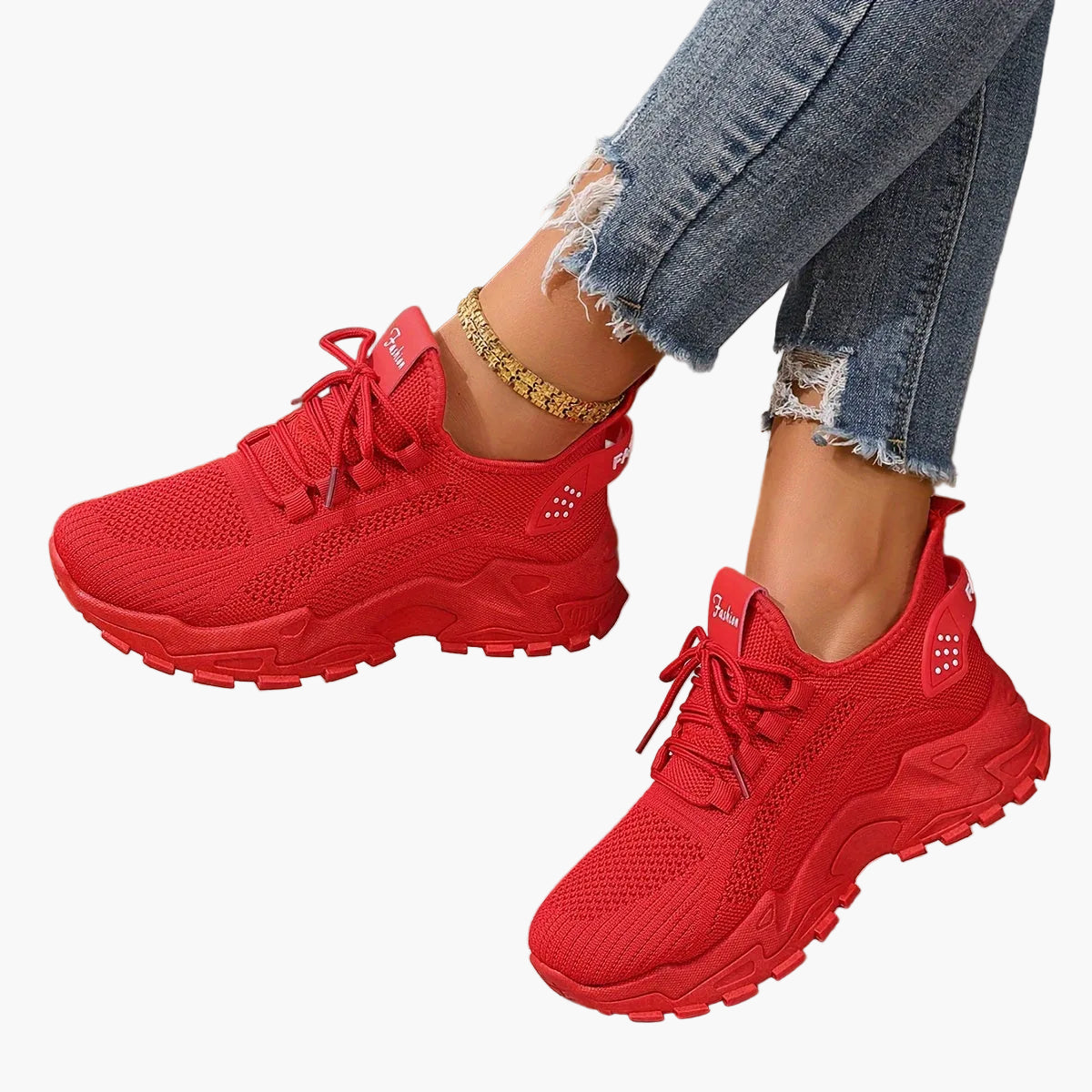 Baskets de sport femme ultra-légères style running pour loisirs et marche