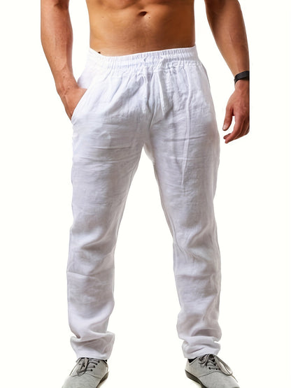 Heren casual joggingbroek met rechte pijpen voor de zomer
