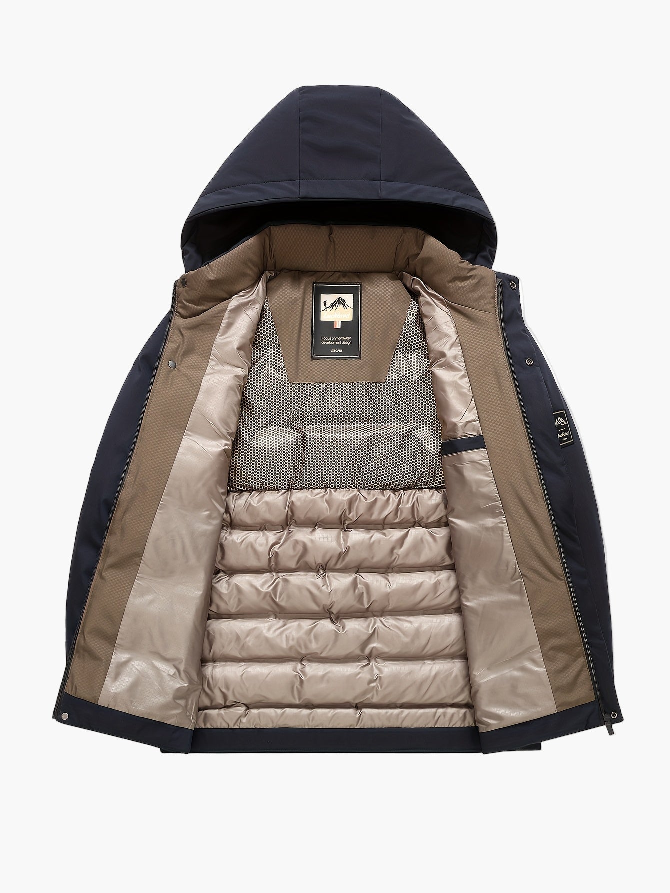 Doudoune à Capuche Homme Style Urbain Hiver Décontracté