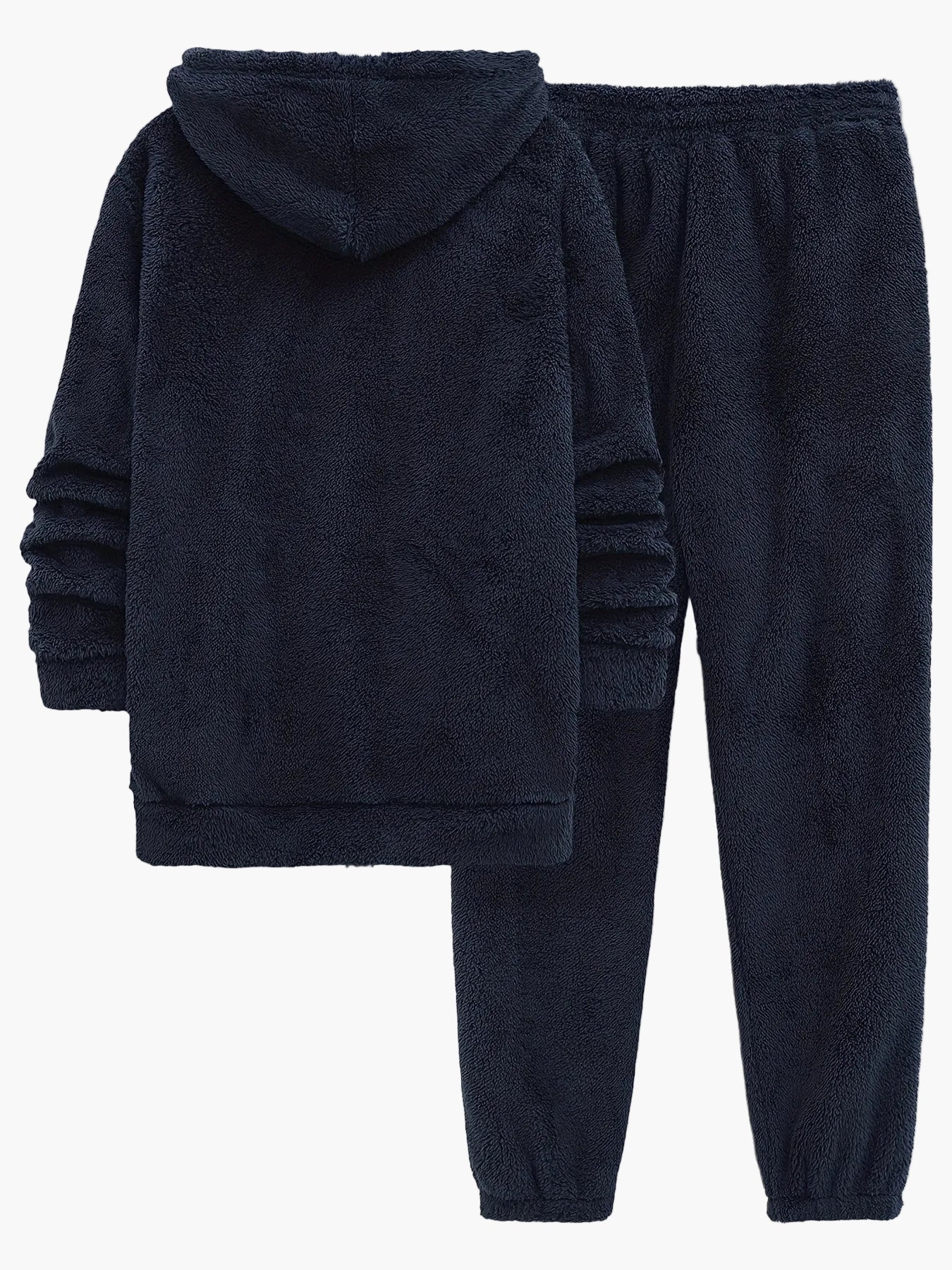 Ensemble décontracté homme survêtement style polaire à capuche pour automne et hiver