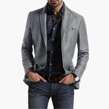 Blazer Classique Homme Style Élégant Polyvalent pour Affaires et Quotidien