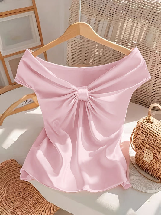 Blusa Donna Elegante Spalle Scoperte Stile Romantico per Serate e Uscite