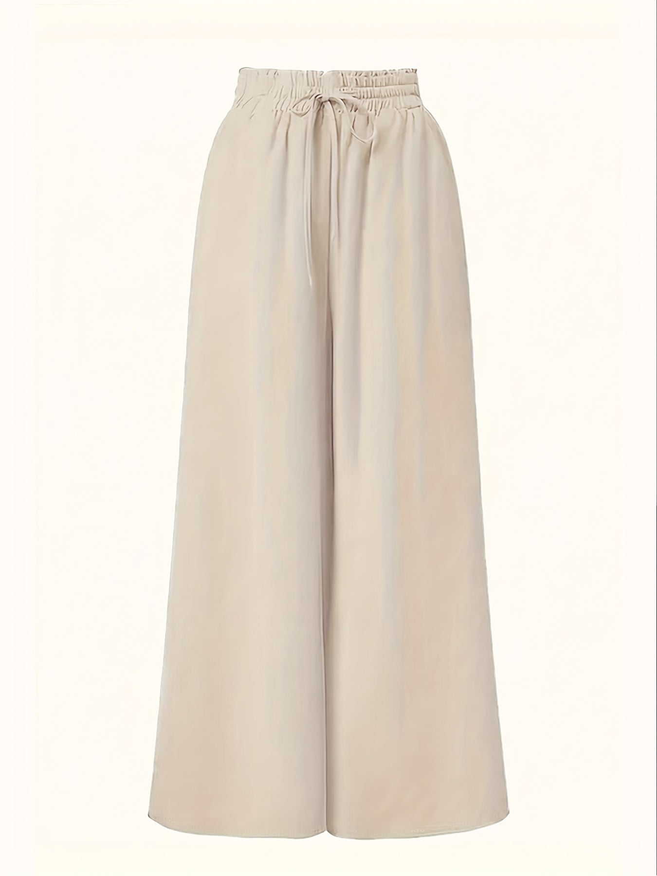 Pantaloni Palazzo Larghi Donna Stile Elegante Vita Alta con Cintura, Moda Casual e Sofisticata