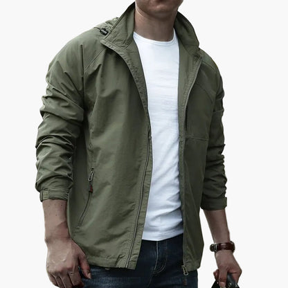 Veste Cargo Homme Étanche Style Décontracté pour Extérieur et Quotidien