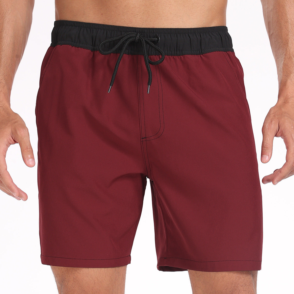 Short de bain homme style sportif avec poche intégrée – Idéal plage et activités estivales