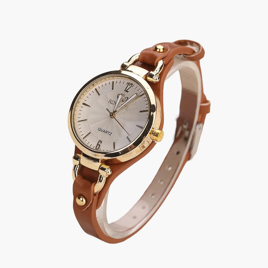 Elegancki damski zegarek vintage w klasycznym stylu na co dzień i na wieczór