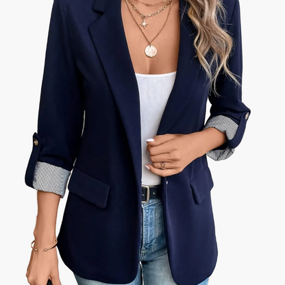 Veste Blazer Femme Élégant Style Professionnel Polyvalent