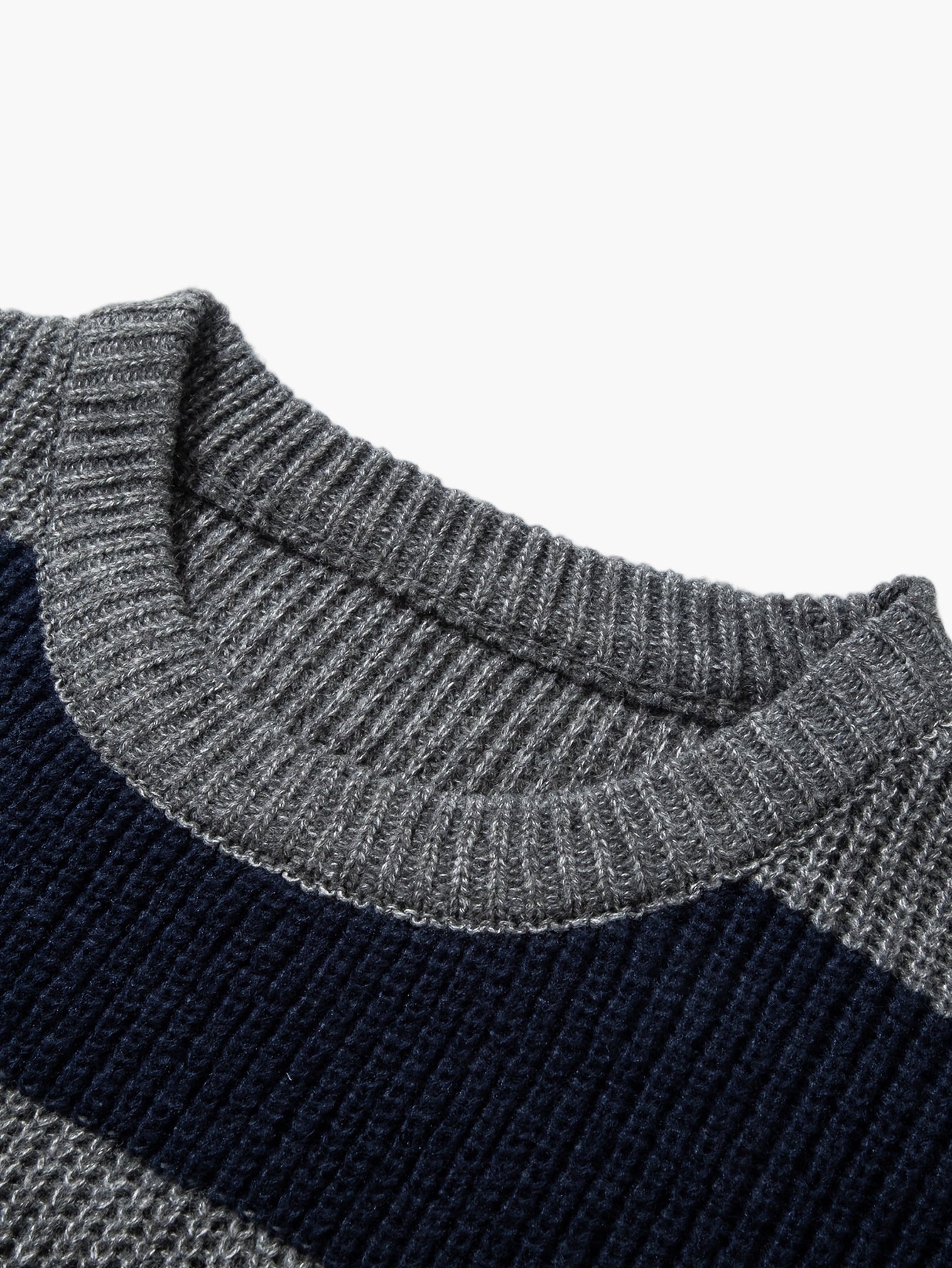 Pull décontracté à rayures pour homme style automne hiver