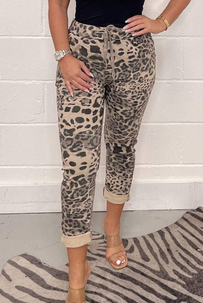 Helen – Pantalon de Sport Ample à Imprimé Camouflage