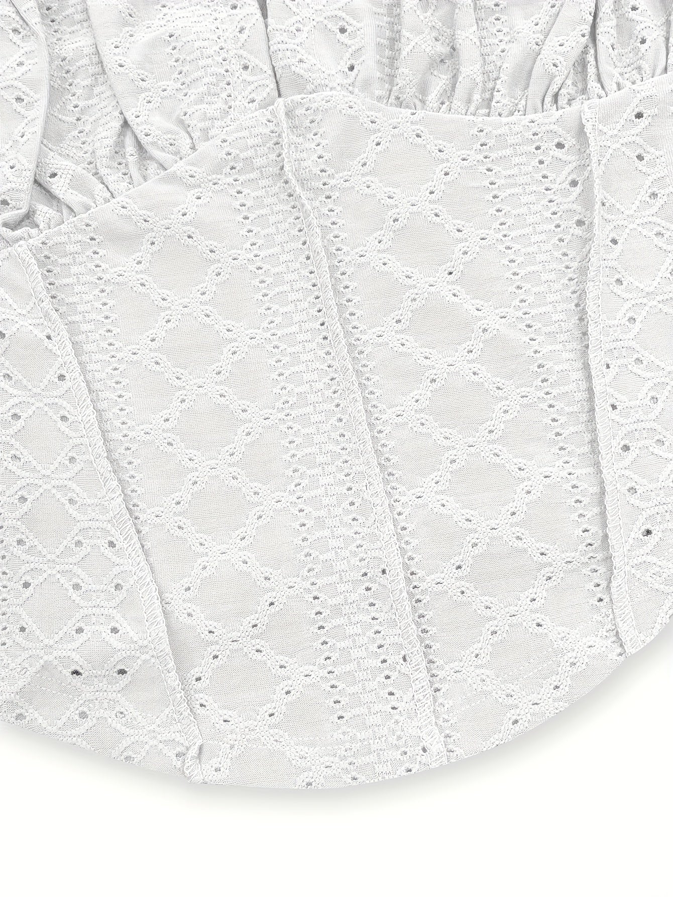 Bustier femenino estilo corsé bordado elegante para primavera y verano