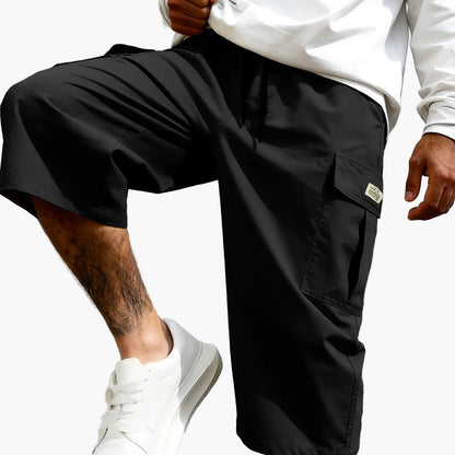 Bermuda cargo décontractée pour homme, style urbain polyvalent