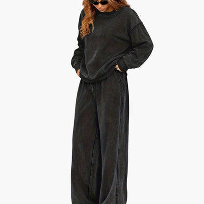 Ensemble Survêtement Femme Style Décontracté Urbain pour Tous les Jours