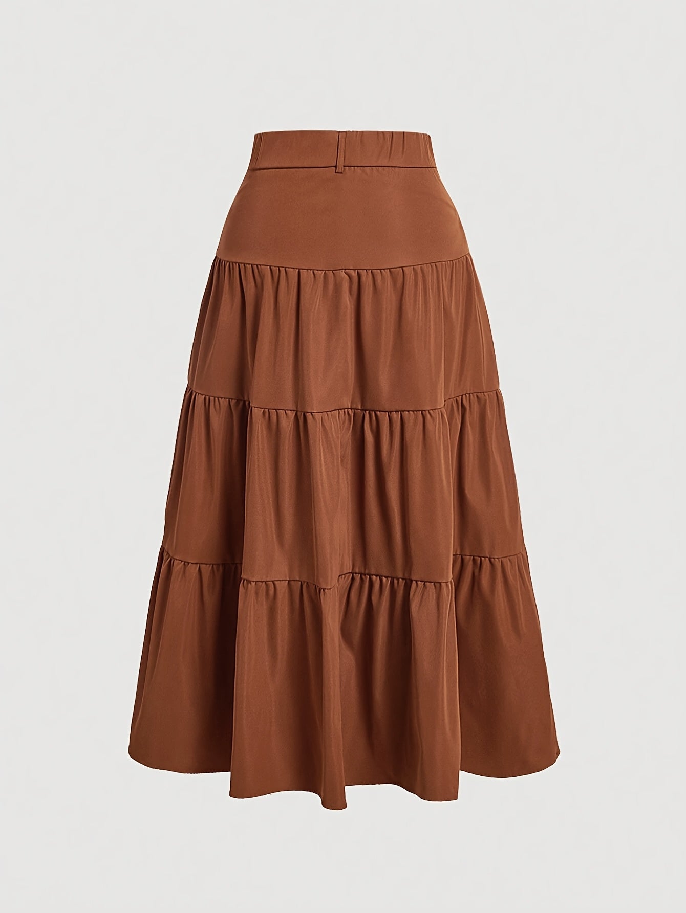 Jupe longue taille haute femme style bohème élégante pour printemps et été