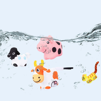 Tapis d'Éveil Jungle pour Bébé – Tapis de Jeu Éducatif avec Animaux en Peluche – Mixte