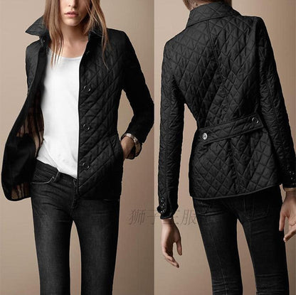 Veste matelassée élégante pour femme style urbain chic transition automne printemps