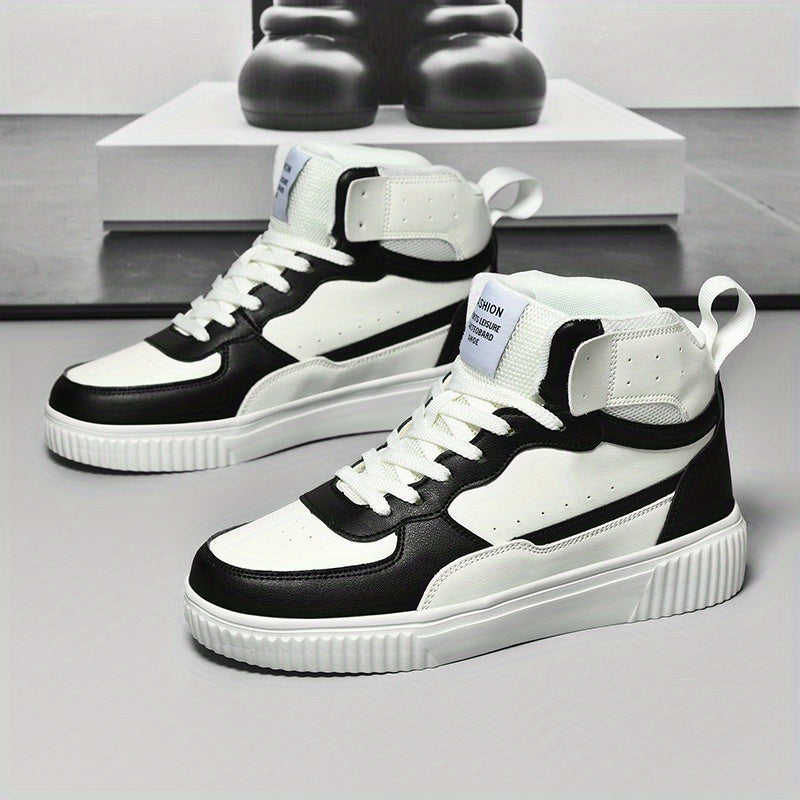 Herrhöga sneakers i urban stil för sport och fritid
