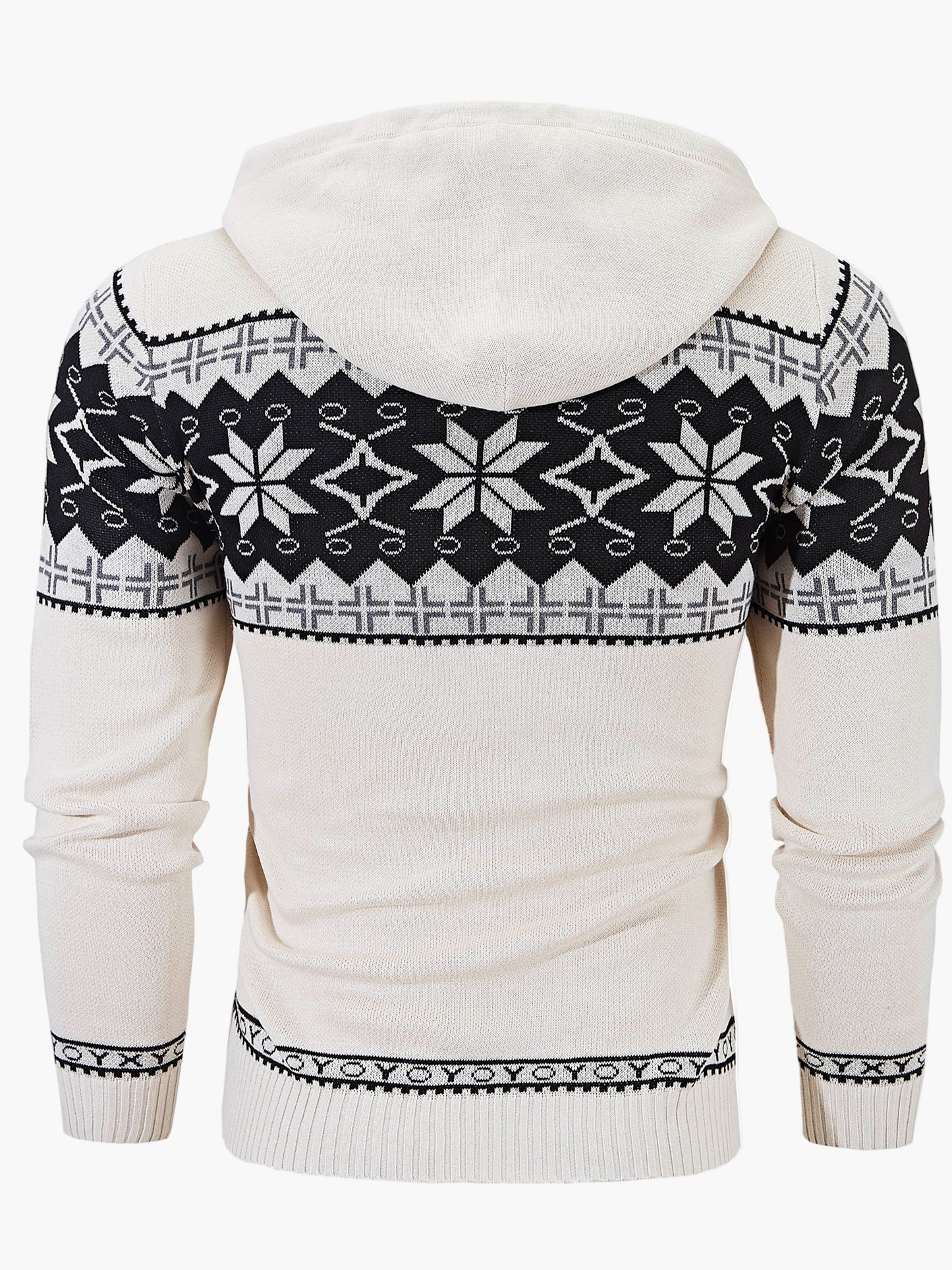 Hoodie de Noël à motif nordique pour homme, style casual automne/hiver