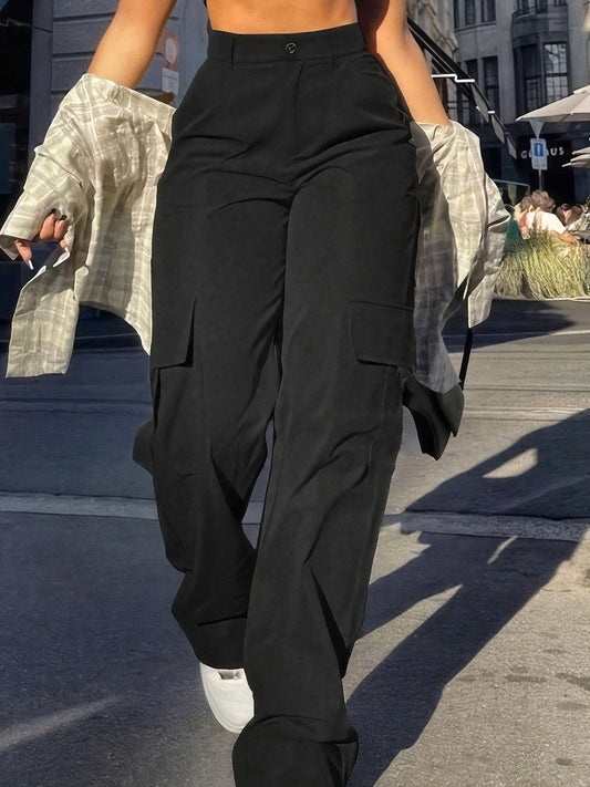 Women's casual urban Y2K style cargo pants for spring and summer