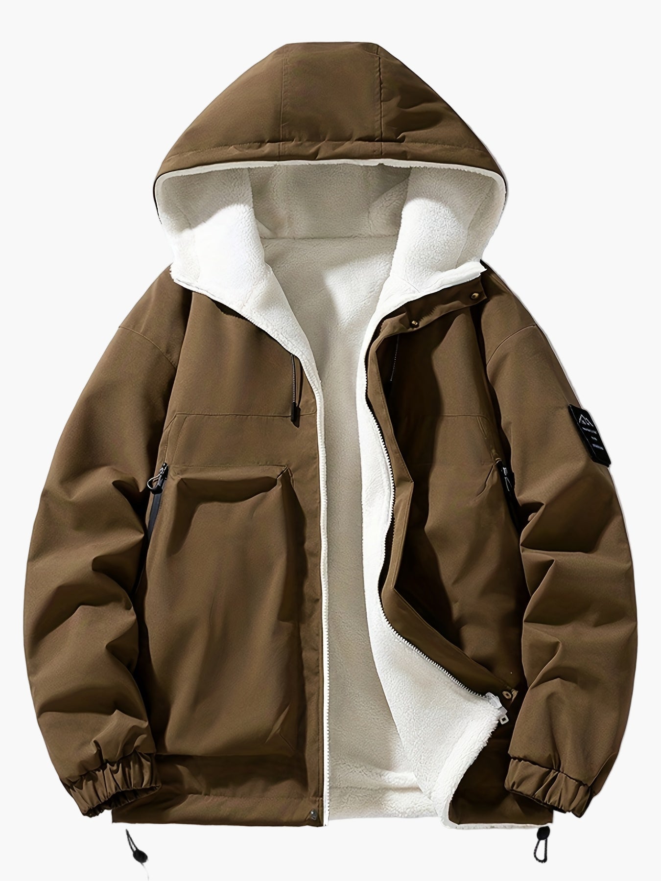 Veste Homme à Capuche Style Urbain Décontracté pour l’Hiver