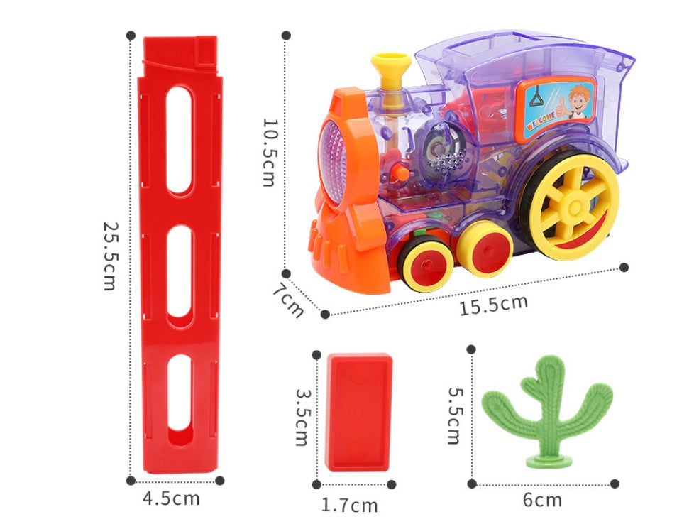 Jouet Train Domino Automatique pour Enfants – Développement de l’Imagination et Coordination