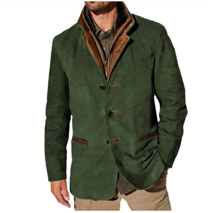 Veste Style Classique Décontracté Homme – Élégance Polyvalente Automne/Hiver