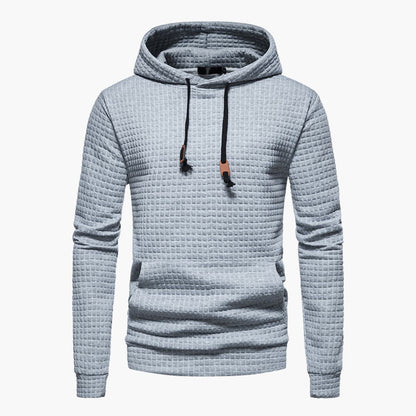 Hoodie à Capuche Homme Style Décontracté Motif Carreaux – Confort Moderne pour Tous les Jours