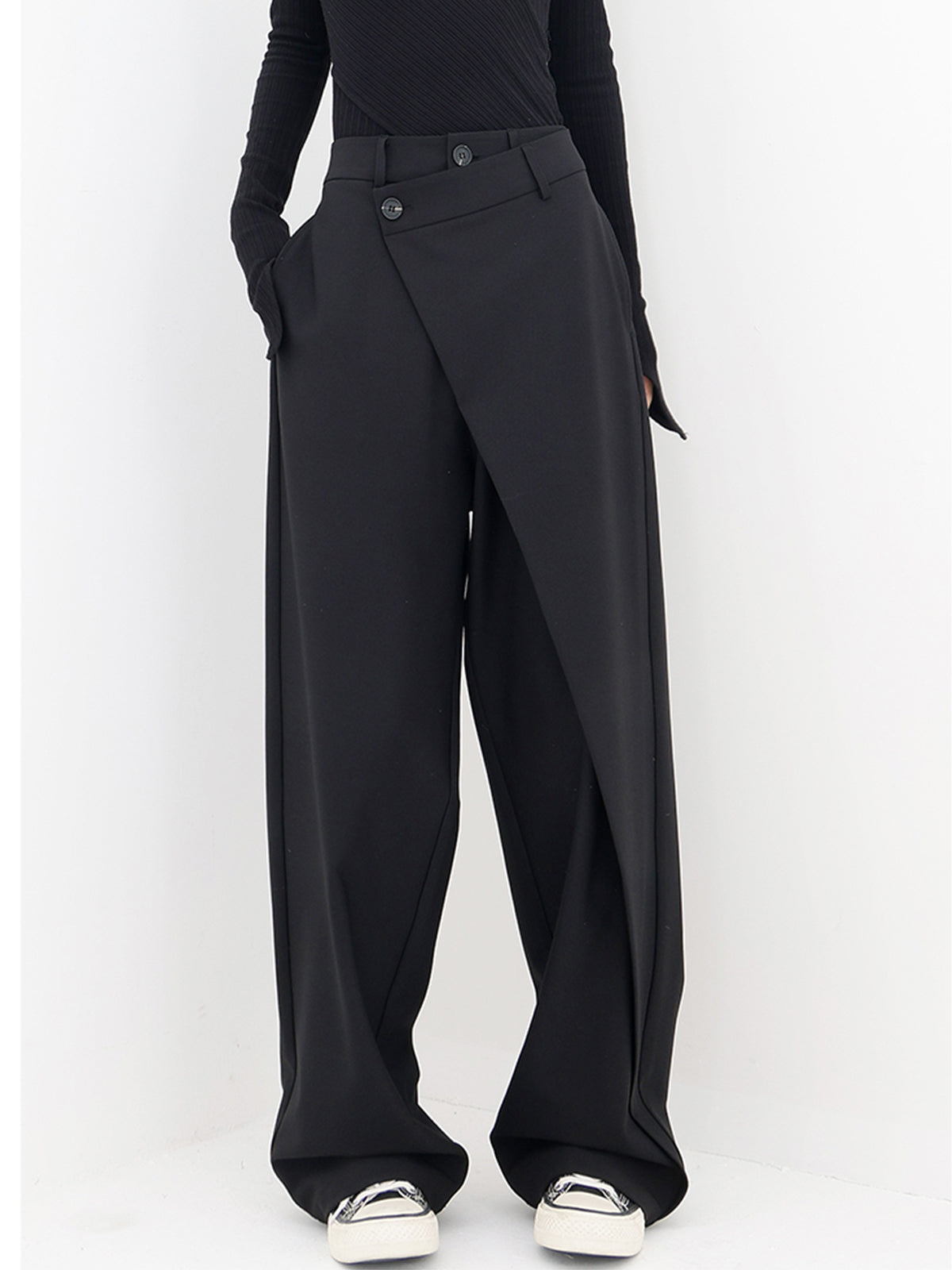 Wenche -Pantalon Baggy Asymétrique