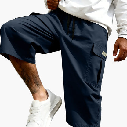 Bermuda cargo décontractée pour homme, style urbain polyvalent