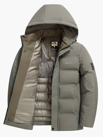 Doudoune à Capuche Homme Style Urbain Hiver Décontracté