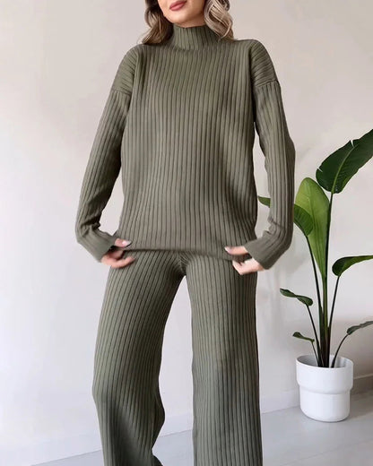 Ensemble deux pièces chic avec fente