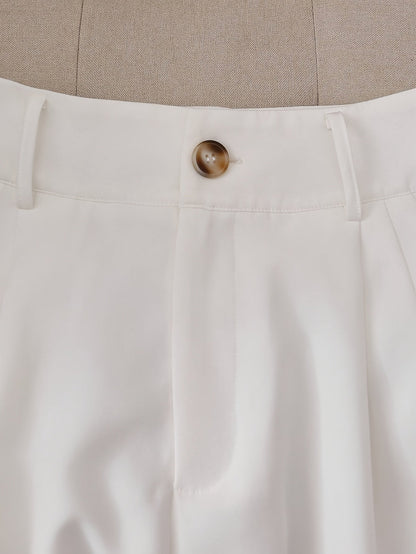 Elegant shorts til kvinder med bælte – Chic og alsidig stil til sommer